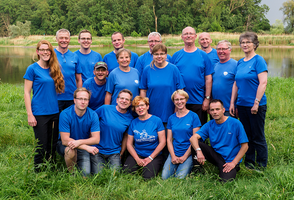 Gruppenfoto im neuen Look